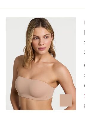 Victoria Secret Wireless Bandeau Strapless Bra